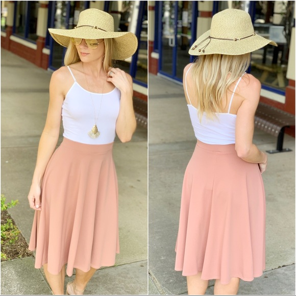 ✨LAST ONE✨Blush midi skirt - Picture 5 of 5